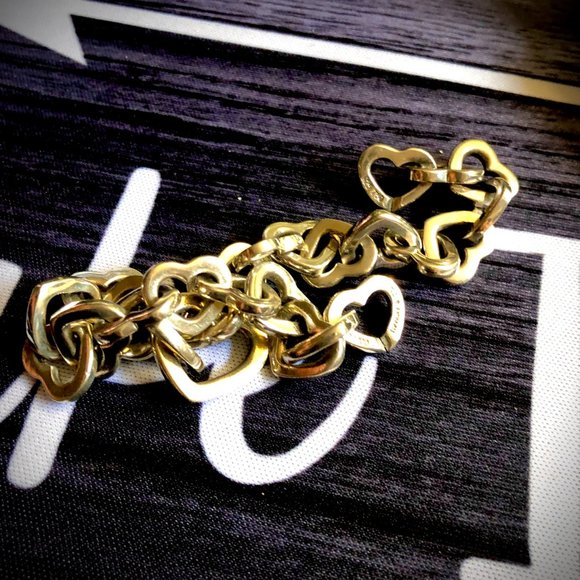 Authentic Tiffany & Co silver heart bracelet Vintage - Picture 8 of 10
